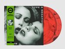 Type O Negative Bloody Kisses Revolver clear red with black swirl + book