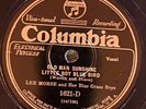 Columbia 1621D Lee Morse OLD MAN SUNSHINE  hot   78rpm 1928  STORE STOCK N- Jazz