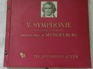 Beethoven 5. Sinfonie CBO Mengelberg 4 Schellacks Telefunken