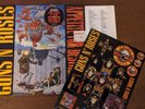 Guns n' Roses Appetite for Destruction UK 1987 Vinyl w/rare unused sticker sheet