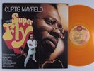 CURTIS MAYFIELD Superfly CURTOM/RHINO LP VG++ orange wax reissue die-cut unipakl