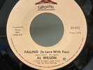 Al Wilson - Falling (In Love With You) 45 Carousel funk psych / VG+ / Hear Break