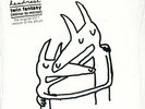 CAR SEAT HEADREST - TWIN FANTASY MIRROR TO MIRROR WHITE VINYL - N - J8200A