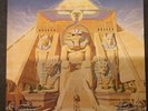 IRON MAIDEN - POWERSLAVE - UK 1st PRESS LP W/INNER (1984) NWOBHM - EX/EX