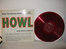 ALLEN GINSBERG Howl And Other Poems FANTASY 7006 mono red vinyl-promo