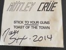 Mötley Crüe  - Stick To Your Guns / Toast of The Town 7” Vinyl