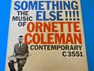 Original Press 1958 Ornette Coleman Something Else Contemporary C 3551 DG mono