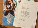 Jimmy Buffett Somewhere Over China Vinyl Promotional With Letter From Al Bunetta