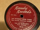 BLACK GOSPEL Randy 78RPM United Spiritual Singers & Five Blind Boys From Alabama