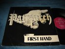 Patriarch - First Hand LP rare private 1983 hard rock plays well signed by band