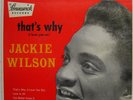 HEAR Jackie Wilson 45 EP That's Why BRUNSWICK 771045 doo wop R&B soul stereo