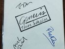 GENESIS RARE THREE SIDES LIVE LP USA SIGNED PHIL COLLINS TONY BANKS RUTHERFORD