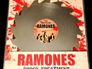 THE RAMONES - SHOCK TREATMENT - RARE 16 TRACK SAWBLADE SHAPED PICTURE DISC