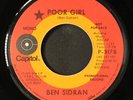 BEN SIDRAN: poor girl / feel your groove CAPITOL 7