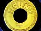 ERNIE CHAFFIN Feelin' Low / Lonesome For Baby country rockabilly '57 Sun 45 VG++