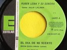 RUBEN LEMA Y SU SONORA - EL DIA DE MI SUERTE SALSA  45RPM 1976  (listen )