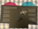 VV Neon Noir Tour Edition LP Pink and Blue vinyl SLIPCASE signed VILLE VALO HIM
