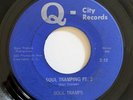 Vtg SOUL TRAMPS 45 Soul tramping part 1 & 2 Q-City Records 1960’s Funk Record VG