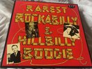 Various, Rarest Rockabilly & Hillbilly Boogie vinyl LP, 1982