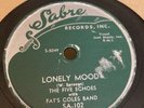 DOOWOP Sabre 78 RPM The Five Echoes - Lonely Mood / Baby Come Back To Me 102 V