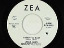 Sweet Soul 45 - Jesse James - I Need You Baby - Zea - mp3