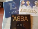 ABBA, Elton John, BeeGees: Best of - 3 Alben/6 LP`s, gebraucht, neuwertig