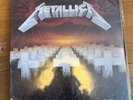 METALLICA Master Of Puppets 1ST UK PRESS Vinyl LP & Inner MFN60 NO BARCODE