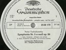 MRAVINSKY TCHAIKOVSKY SYMPHONY NO5 DGG STEREO WHITE LABEL SAMPLE COPY 2538179 NM