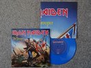IRON MAIDEN 7” THE TROOPER AS NEW UNPLAYED BLUE VINYL WITH POSTER