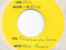 MIKE YAEGER Pitchfork And Shovel King Halloween country psych test press 45 HEAR