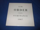 NEW ORDER SUBSTANCE 1987 EMBOSSED SLEEVE A1 B1 C1 D1 1ST PRESS NAGAOKA ANTI STAT
