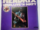 JIMI HENDRIX HIGH LIVE N DIRTY RED VINYL NM NUT-1001