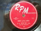 B.B. KING - R&B 78rpm - RPM #494 - QUIT MY BABY / BE CAREFUL WITH A FOOL - E/E-