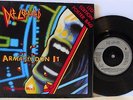 DEF LEPPARD armageddon it (poster bag) 7 INCH EX-/EX-, LEPP 4, vinyl, single, uk