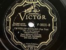 FESS WILLIAMS & HIS ROYAL FLUSH ORCH. ‘I’M FEELIN’ DEVILISH’ VICTOR 78