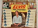 Elvis Presley Vinyl Long Play Album “Elvis for Everyone”, Recorded By RCA Victor