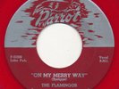 FLAMINGOS - On My Merry Way / Dream Of A Lifetime - PARROT - Doo Wop R&B 45