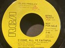 ELVIS PRESLEY 45 PROMO 74-0572 MERRY CHRISTMAS BABY/O’ COME ALL YE FAITHFUL