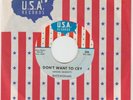 GARAGE FUZZ ROCKER 45 - BUCKINGHAMS - DONT WANT TO CRY  -HEAR - 1966 U.S.A.