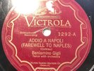 Beniamino Gigli - 10” Red Victrola 1292 - Addio A Napoli
