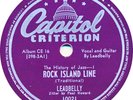 Leadbelly - Rock Island Line / Eagle Rock Rag - 1944