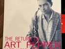 The The Return Of Art Pepper EX  1st DG Jazz West lp 10 Jack Sheldon