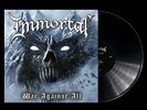 Immortal 'War Against All' LP Black Vinyl w/ EYESORE EXCLUSIVE SIGNED INSERT New