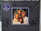 ABBA SIGNED LP BY ALL FOUR GENUINE VOGUE GREATEST HITS VOL 2 VOYAGE AUTOGRAPH