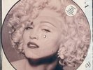MADONNA HANKY PANKY 2 VERSIONS/MORE RARE 12 INCH UK PICTURE DISC + POSTER, MINT