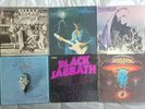 SIX 1970s Vintage Vinyl LP Classic Rock Rrcords. BOSTON, BLACK SABBATH, EAGLES..