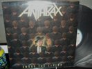ANTHRAX AMONG THE LIVING LP ISLAND LABEL FROM 1987 JAPAN IMPORT VG+