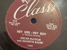78 rpmR’n’R-Oscar McLollie-Hey Boy Hey Girl/Let Me Know Let Me Know
