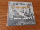 Serge GAINSBOURG : New York USA   NO RECORD ENCART JUKE BOX PHILIPS B 373.466 F