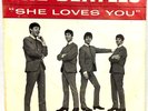 The Beatles She Loves You Swan BMI Records Vinyl S 4152 45 RPM Picture Sleeve
